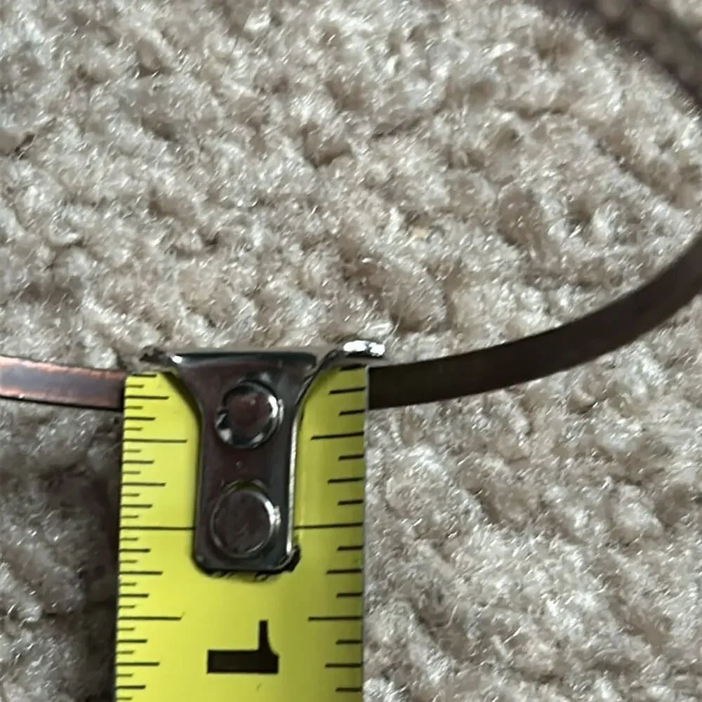 Women’s vintage dainty bronze braided patterned bangle‎ bracelet one size